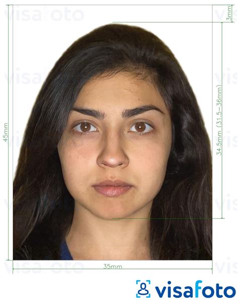 Philippines visa 35x45 mm Photo Requirements and Size.